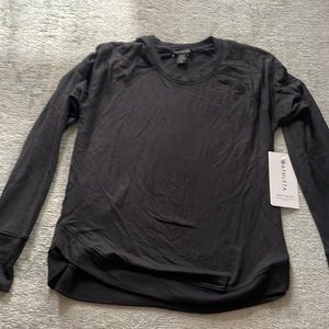 Black athleta mindset sweatshirt NWT size small